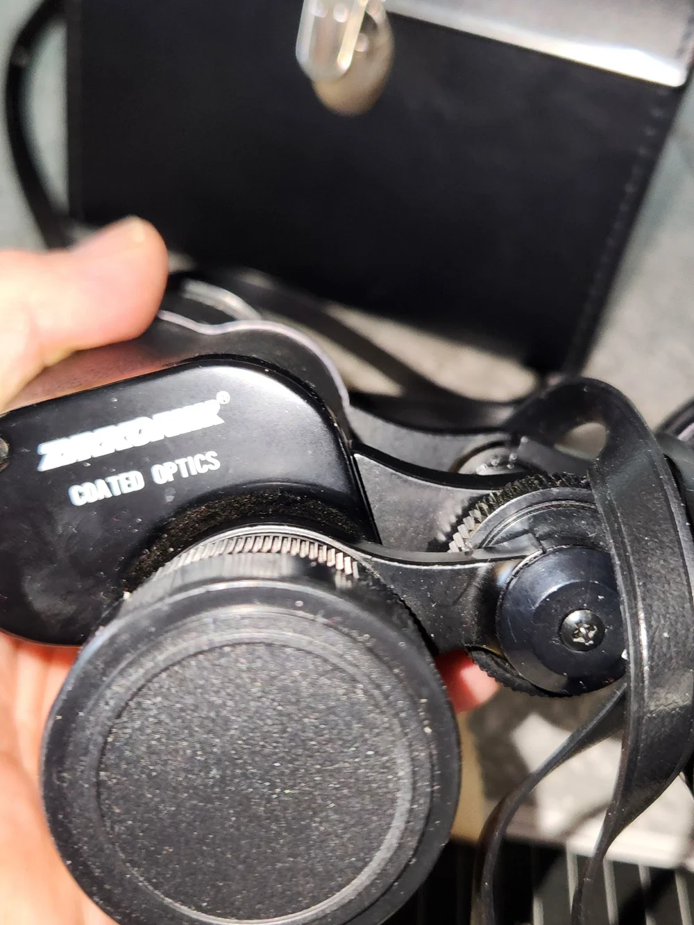 8x40 ZCF Black Binoculars with Coated Optics